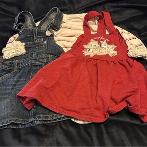 Red and Denim Baby Outfit Set - Bin 14